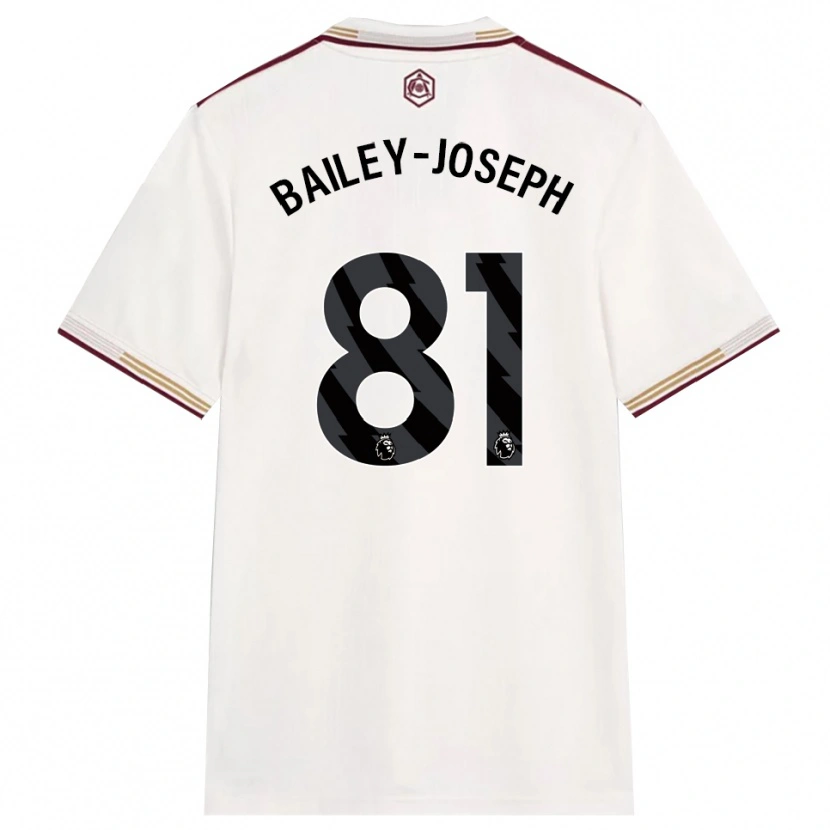 Danxen Heren Brando Bailey-Joseph #81 Gebroken Wit Bourgondisch Thuisshirt Derde Tenue 2025/26 T-Shirt