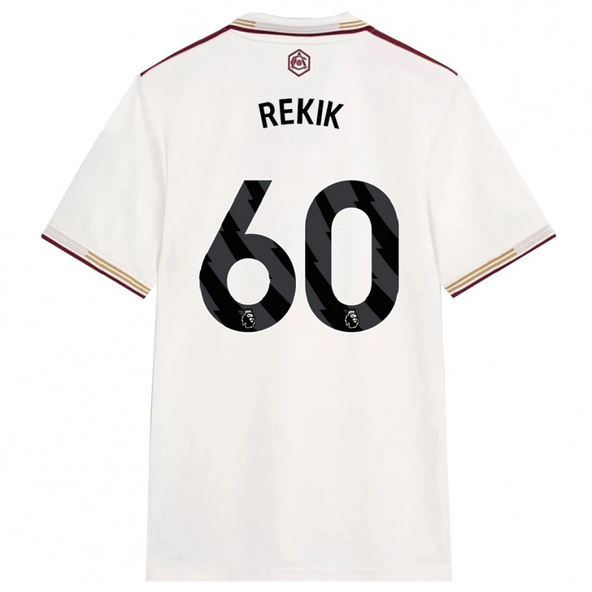 Danxen Heren Omar Rekik #60 Gebroken Wit Bourgondisch Thuisshirt Derde Tenue 2025/26 T-Shirt