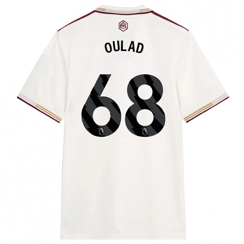 Danxen Heren Salah-Eddine Oulad M'hand #68 Gebroken Wit Bourgondisch Thuisshirt Derde Tenue 2025/26 T-Shirt