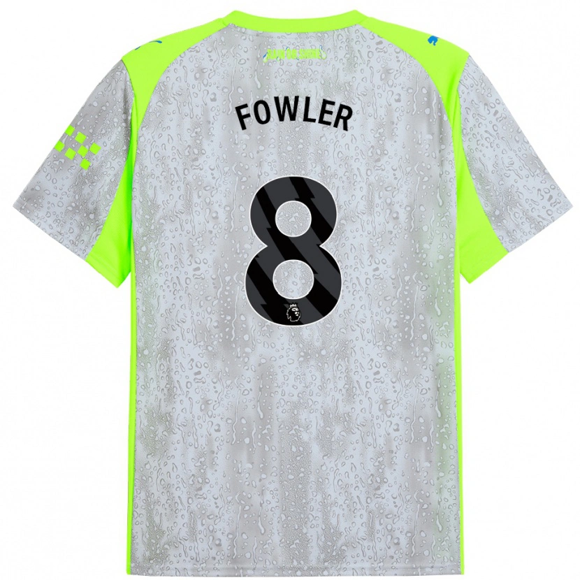Danxen Heren Mary Fowler #8 Grijs Geel Thuisshirt Derde Tenue 2025/26 T-Shirt