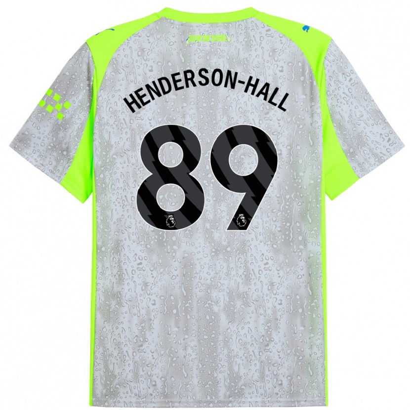 Danxen Heren Matty Henderson-Hall #89 Grijs Geel Thuisshirt Derde Tenue 2025/26 T-Shirt