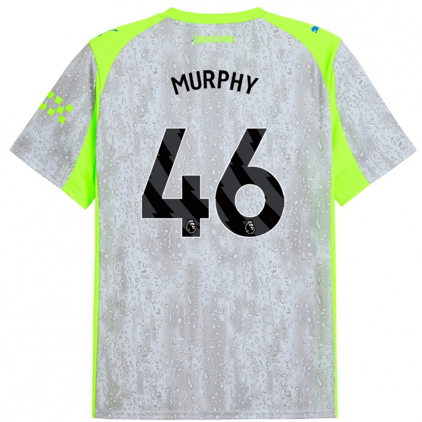 Danxen Heren Lily Murphy #46 Grijs Geel Thuisshirt Derde Tenue 2025/26 T-Shirt