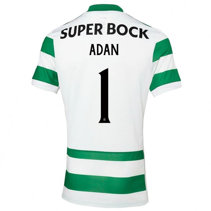 Danxen Dames Antonio Adan #1 Groen Wit Thuisshirt Thuistenue 2025/26 T-Shirt