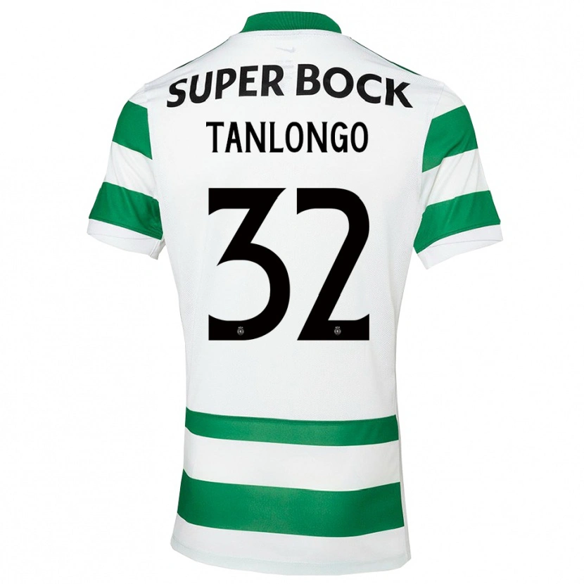 Danxen Dames Mateo Tanlongo #32 Groen Wit Thuisshirt Thuistenue 2025/26 T-Shirt