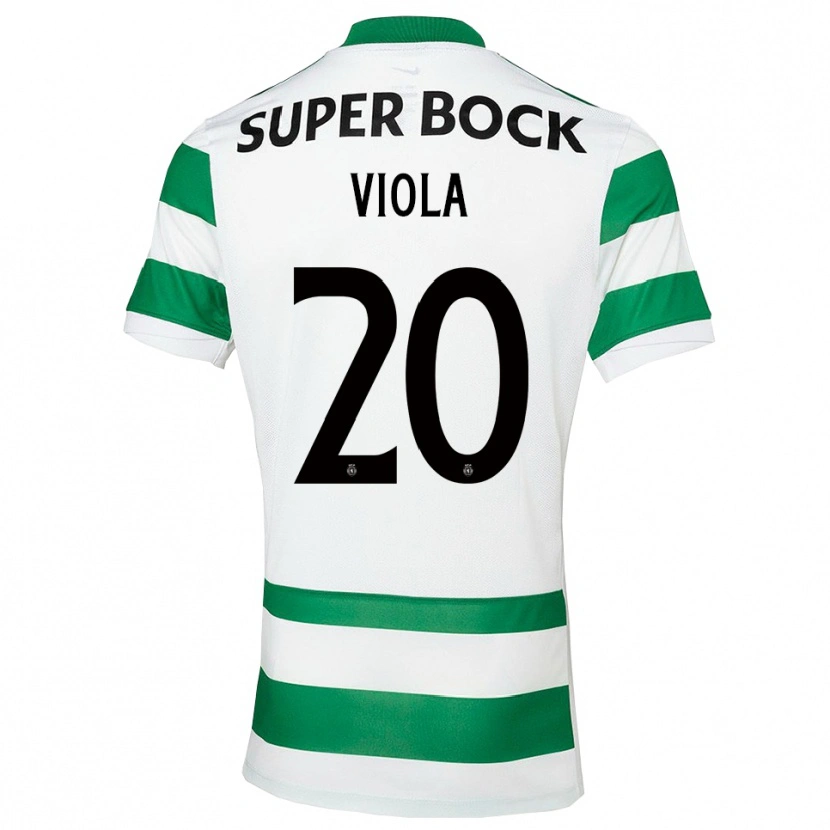 Danxen Dames Rodrigo Viola #20 Groen Wit Thuisshirt Thuistenue 2025/26 T-Shirt