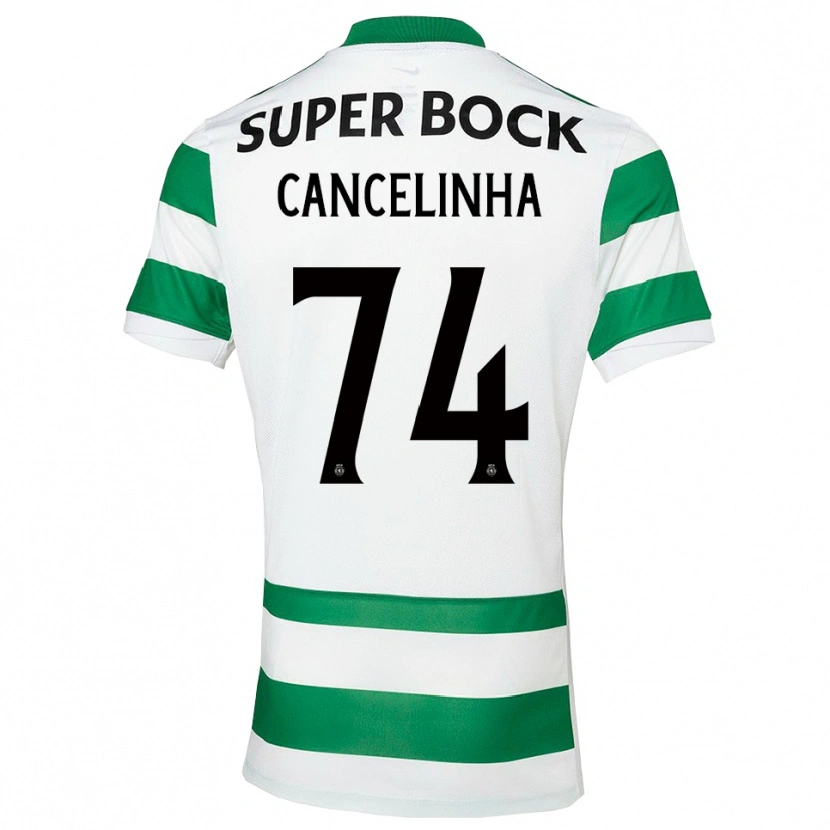 Danxen Dames Érica Cancelinha #74 Groen Wit Thuisshirt Thuistenue 2025/26 T-Shirt