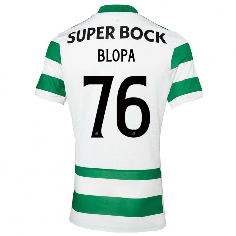 Danxen Dames Salvador Blopa #76 Groen Wit Thuisshirt Thuistenue 2025/26 T-Shirt
