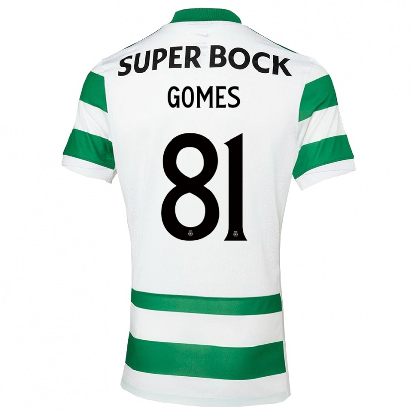 Danxen Dames Salvador Gomes #81 Groen Wit Thuisshirt Thuistenue 2025/26 T-Shirt