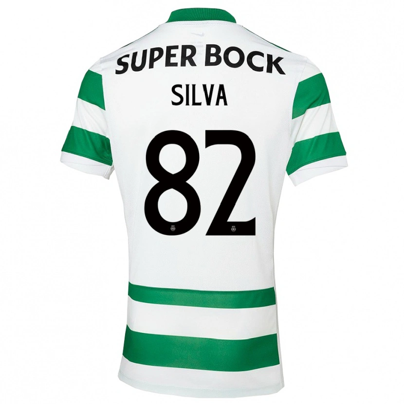Danxen Dames Gabriel Silva #82 Groen Wit Thuisshirt Thuistenue 2025/26 T-Shirt
