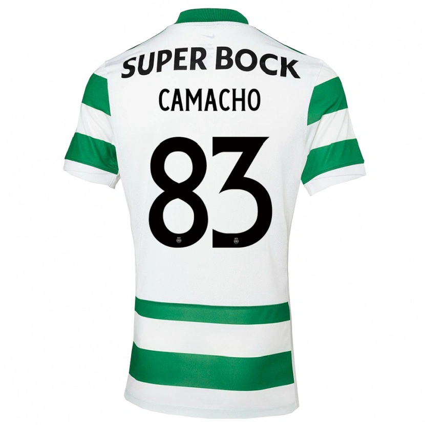 Danxen Dames Rafael Camacho #83 Groen Wit Thuisshirt Thuistenue 2025/26 T-Shirt