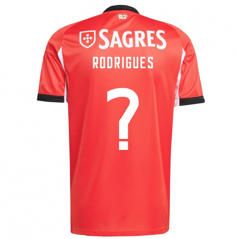 Danxen Dames Miguel Rodrigues #0 Rood Wit Thuisshirt Thuistenue 2025/26 T-Shirt
