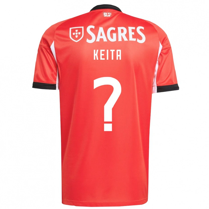 Danxen Dames Modibo Keita #0 Rood Wit Thuisshirt Thuistenue 2025/26 T-Shirt