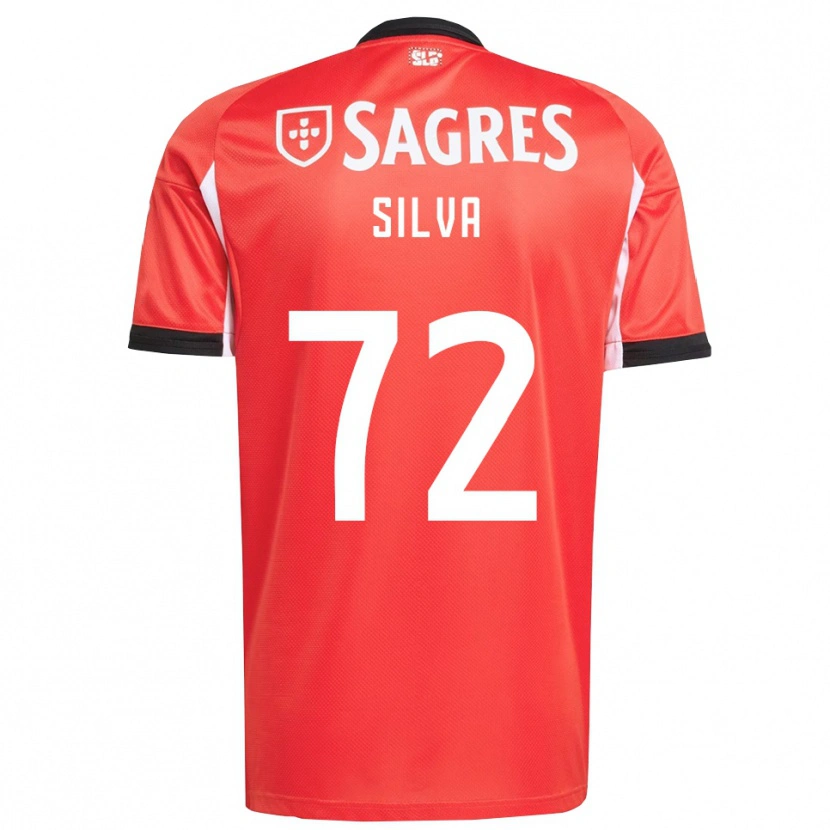 Danxen Dames Matilde Silva #72 Rood Wit Thuisshirt Thuistenue 2025/26 T-Shirt