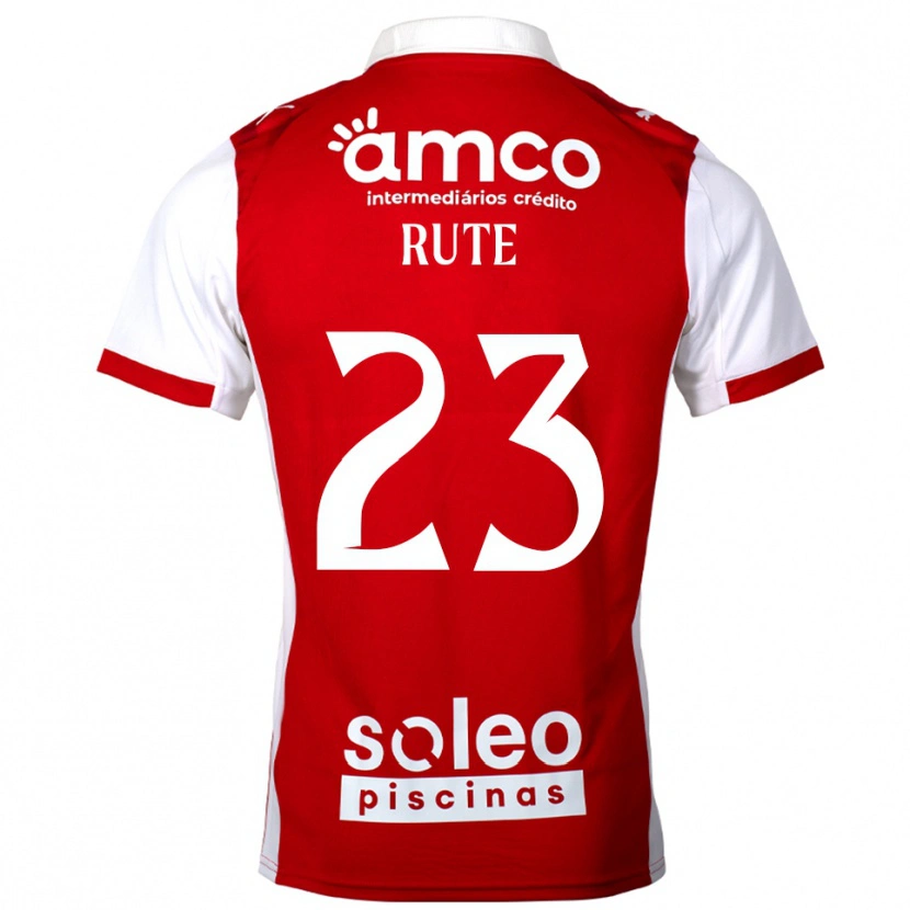 Danxen Dames Ana Rute #23 Rood Wit Thuisshirt Thuistenue 2025/26 T-Shirt