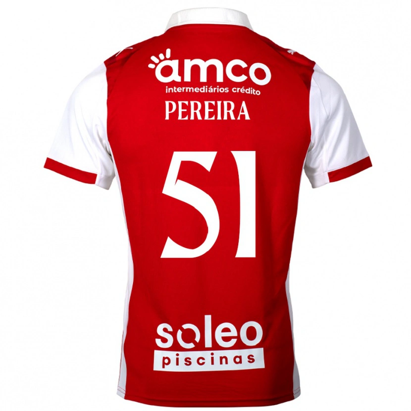 Danxen Dames Evy Pereira #51 Rood Wit Thuisshirt Thuistenue 2025/26 T-Shirt