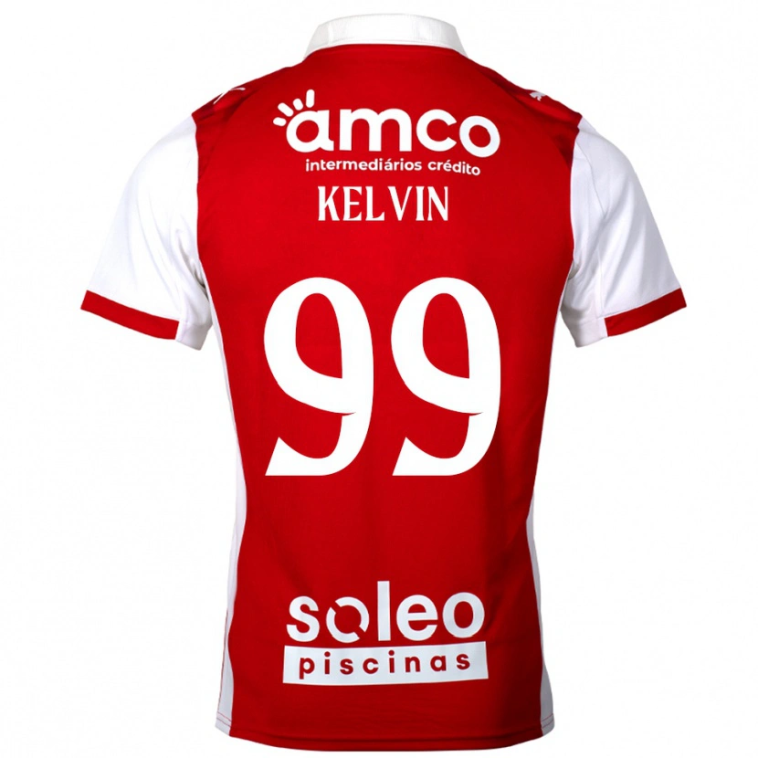 Danxen Dames Kauan Kelvin #99 Rood Wit Thuisshirt Thuistenue 2025/26 T-Shirt
