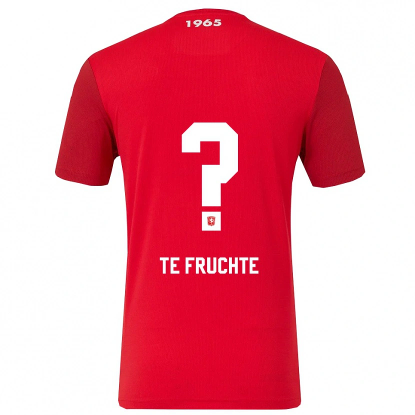 Danxen Dames Jonah Te Fruchte #0 Rood Wit Thuisshirt Thuistenue 2025/26 T-Shirt