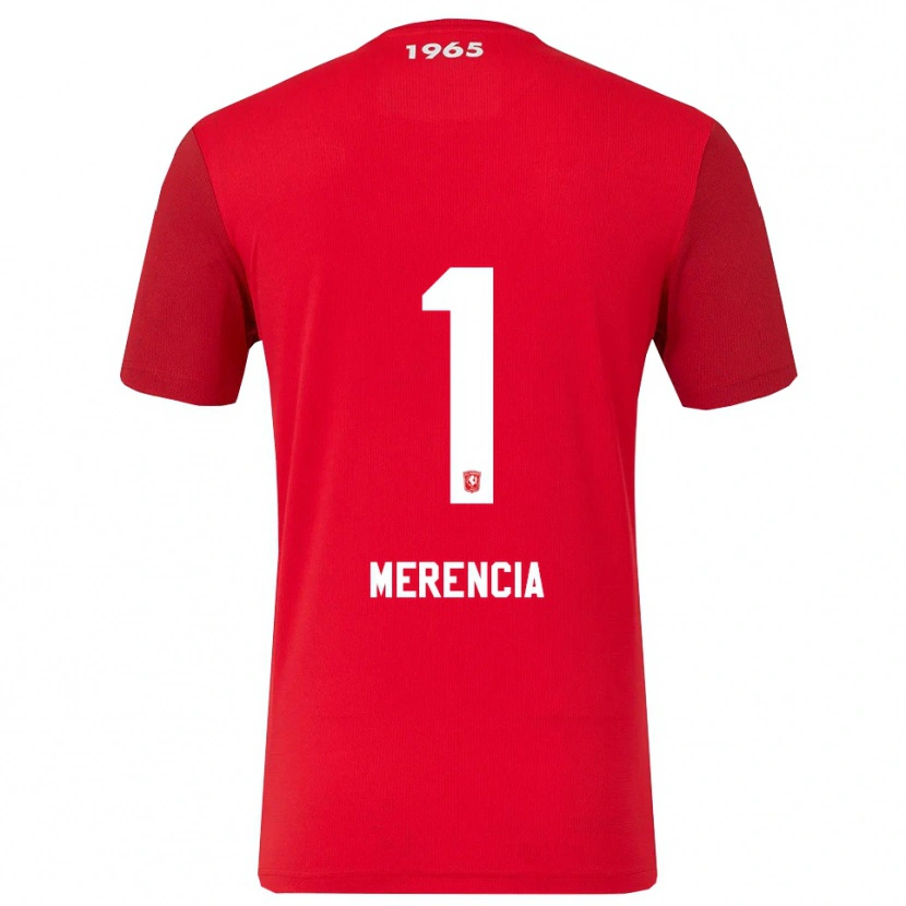 Danxen Dames Leandro Merencia #1 Rood Wit Thuisshirt Thuistenue 2025/26 T-Shirt