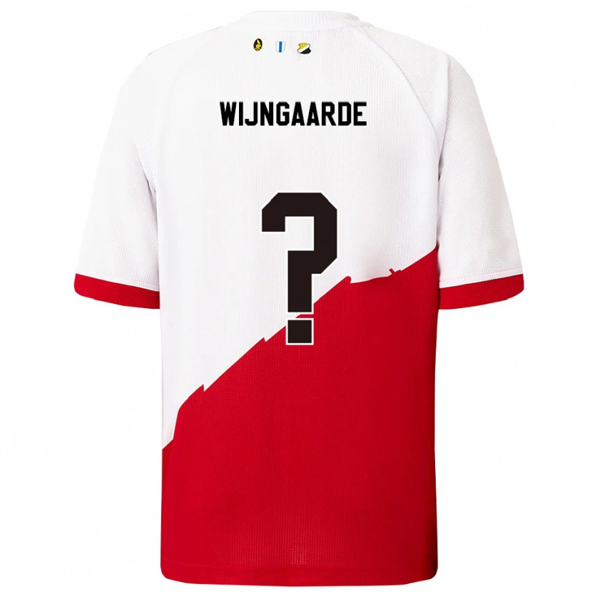 Danxen Dames Jahrnell Wijngaarde #0 Wit Rood Thuisshirt Thuistenue 2025/26 T-Shirt