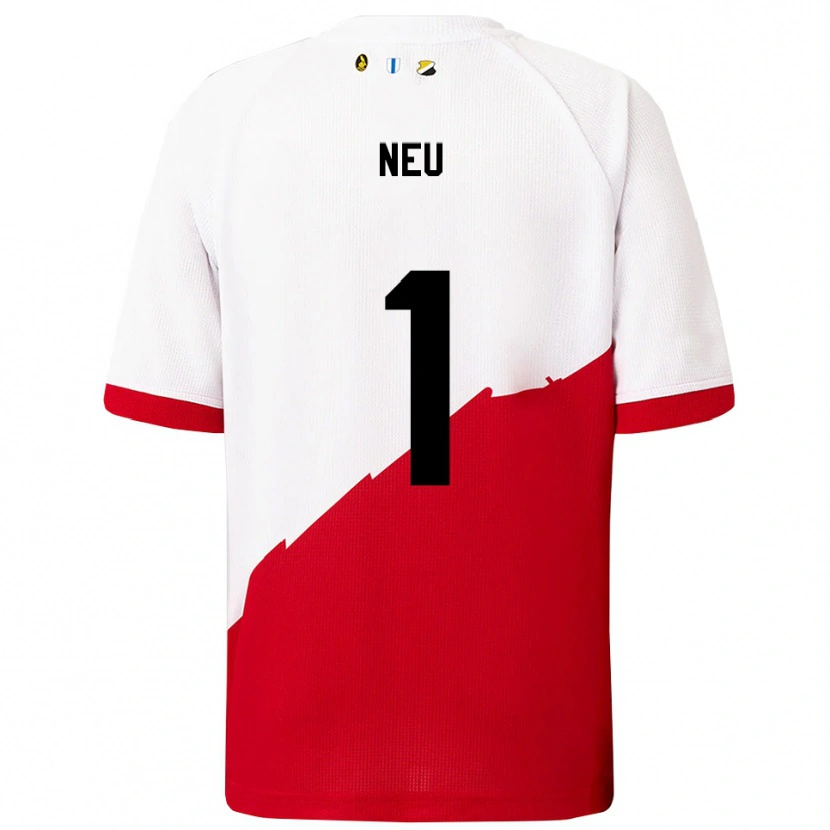 Danxen Dames Luca Neu #1 Wit Rood Thuisshirt Thuistenue 2025/26 T-Shirt