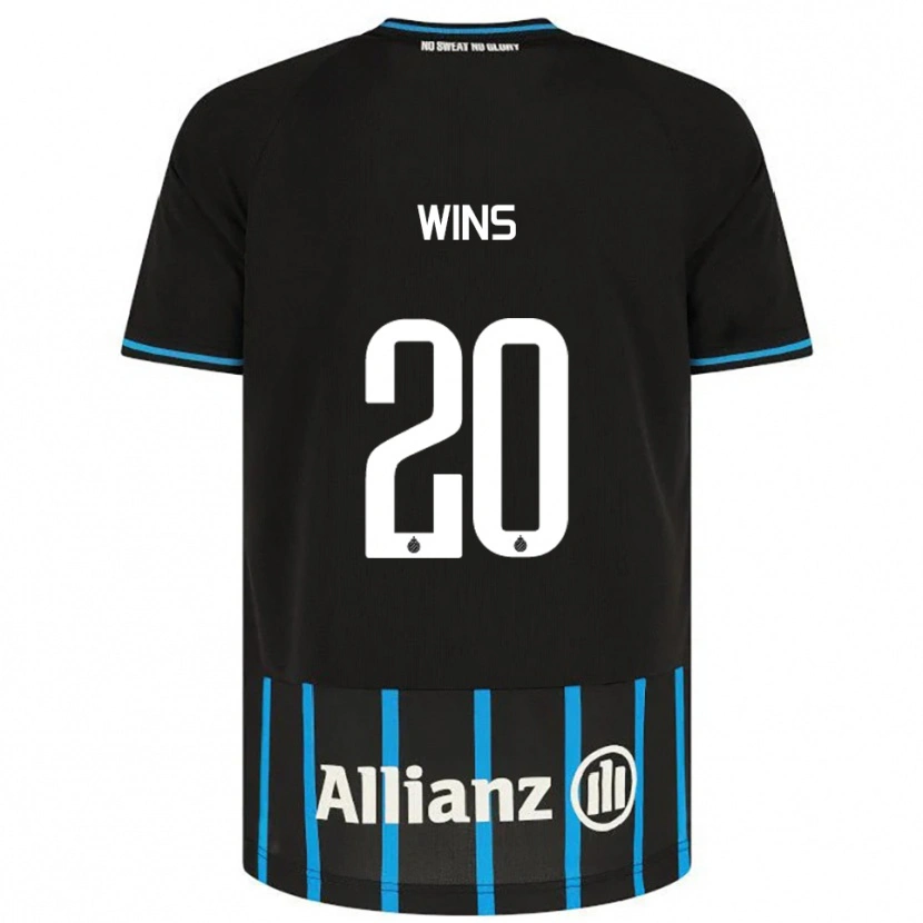 Danxen Dames Axl Wins #20 Zwart Blauw Thuisshirt Thuistenue 2025/26 T-Shirt