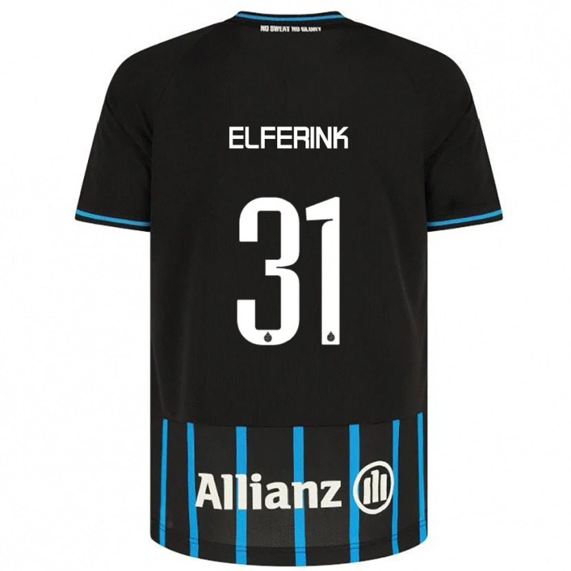 Danxen Dames Marie Elferink #31 Zwart Blauw Thuisshirt Thuistenue 2025/26 T-Shirt