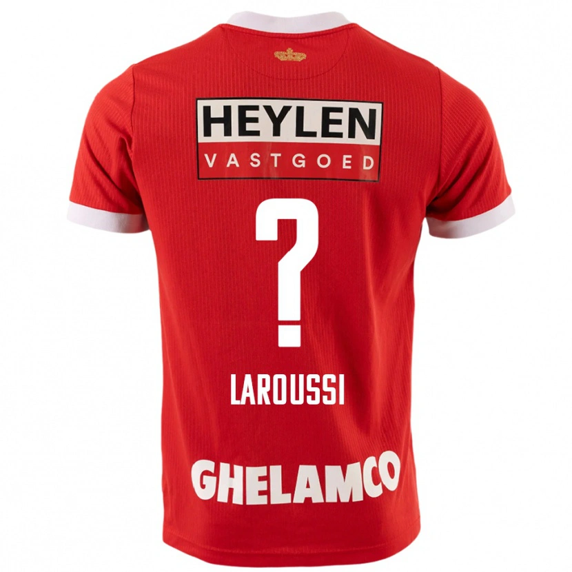 Danxen Dames Nizar Laroussi #0 Rood Wit Thuisshirt Thuistenue 2025/26 T-Shirt