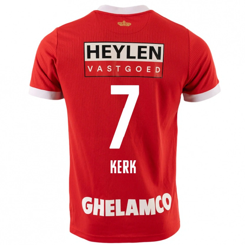 Danxen Dames Gyrano Kerk #7 Rood Wit Thuisshirt Thuistenue 2025/26 T-Shirt
