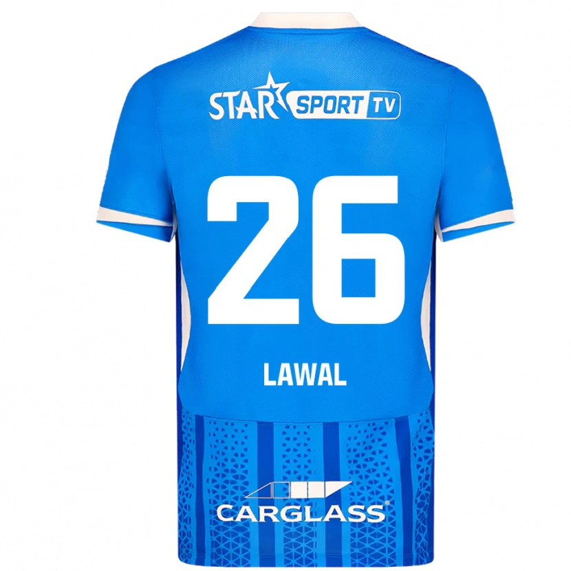 Danxen Dames Tobias Lawal #26 Blauw Wit Thuisshirt Thuistenue 2025/26 T-Shirt