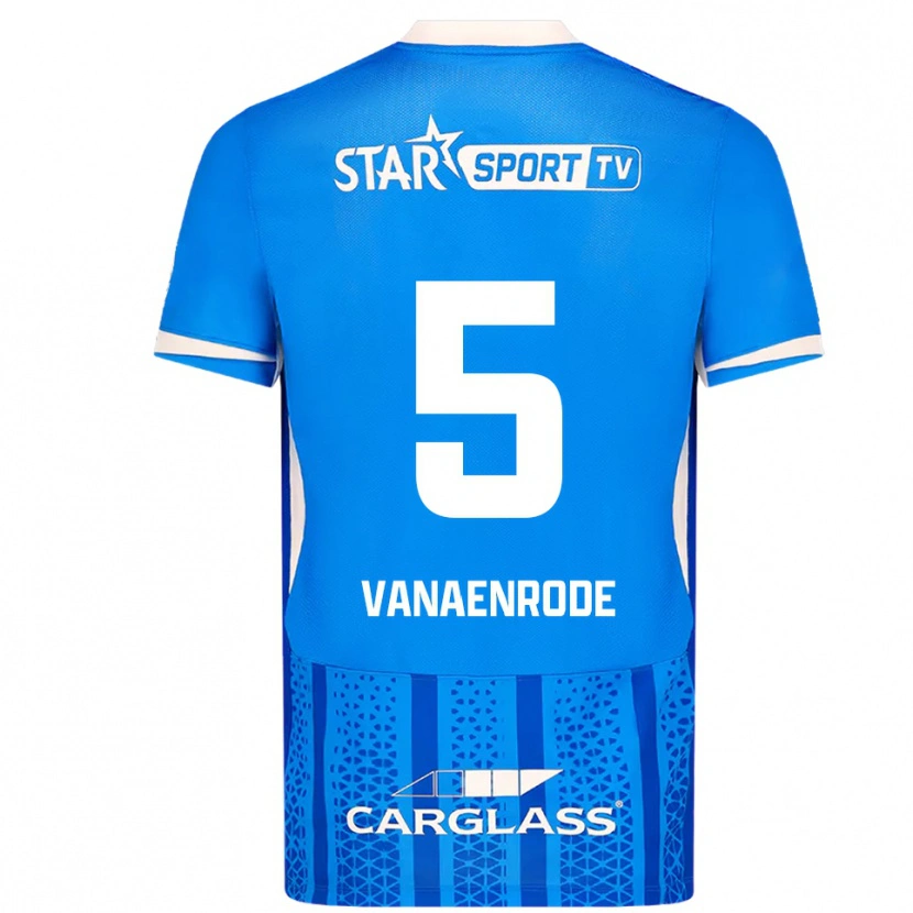 Danxen Dames Gwyneth Vanaenrode #5 Blauw Wit Thuisshirt Thuistenue 2025/26 T-Shirt