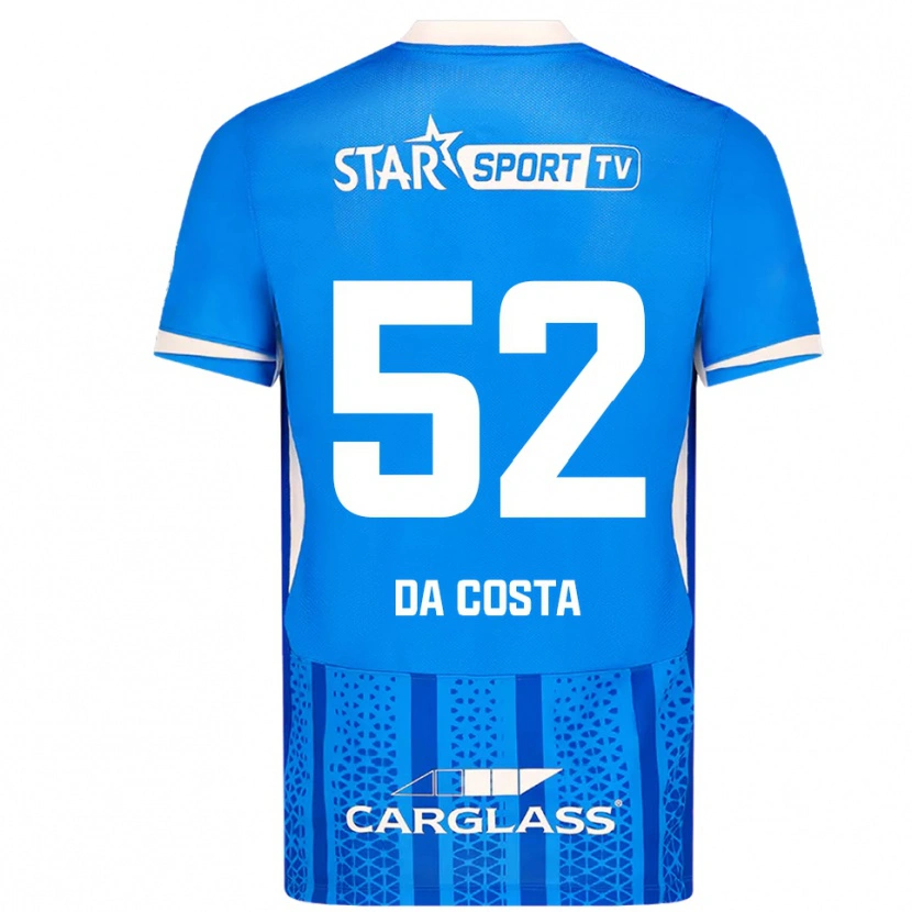 Danxen Dames Wilson Da Costa #52 Blauw Wit Thuisshirt Thuistenue 2025/26 T-Shirt