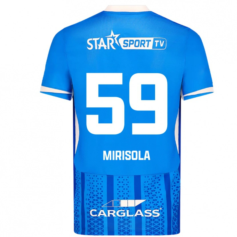 Danxen Dames Robin Mirisola #59 Blauw Wit Thuisshirt Thuistenue 2025/26 T-Shirt