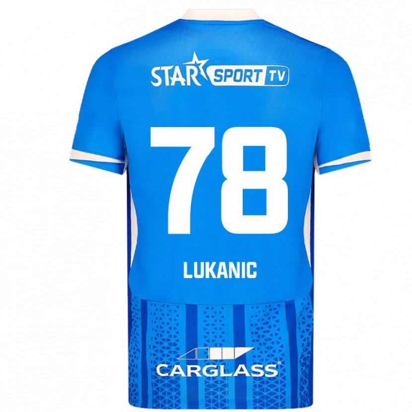 Danxen Dames Luka Lukanic #78 Blauw Wit Thuisshirt Thuistenue 2025/26 T-Shirt