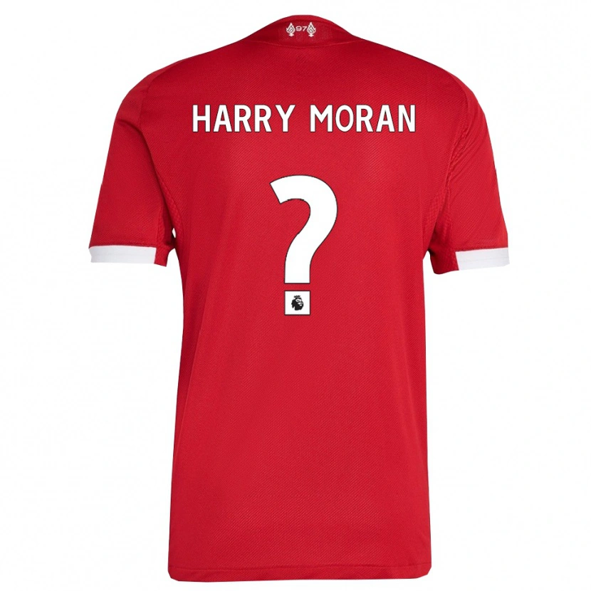 Danxen Dames Harry Moran #0 Rood Wit Thuisshirt Thuistenue 2025/26 T-Shirt