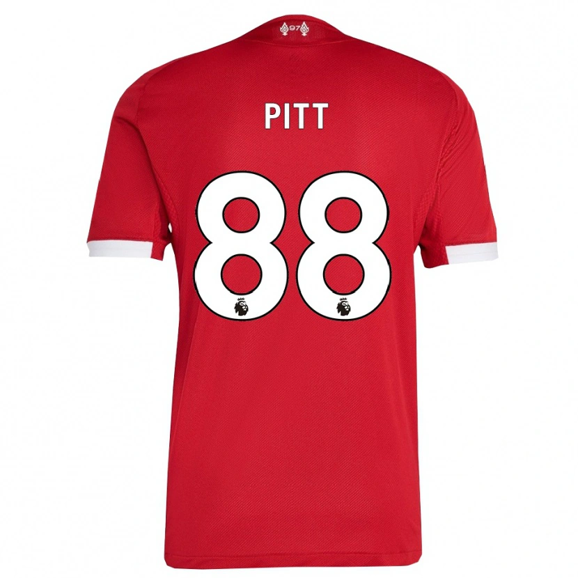 Danxen Dames Lucas Pitt #88 Rood Wit Thuisshirt Thuistenue 2025/26 T-Shirt
