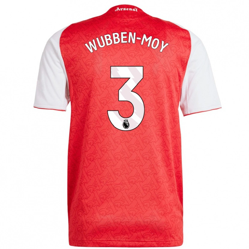 Danxen Dames Lotte Wubben-Moy #3 Rood Wit Thuisshirt Thuistenue 2025/26 T-Shirt