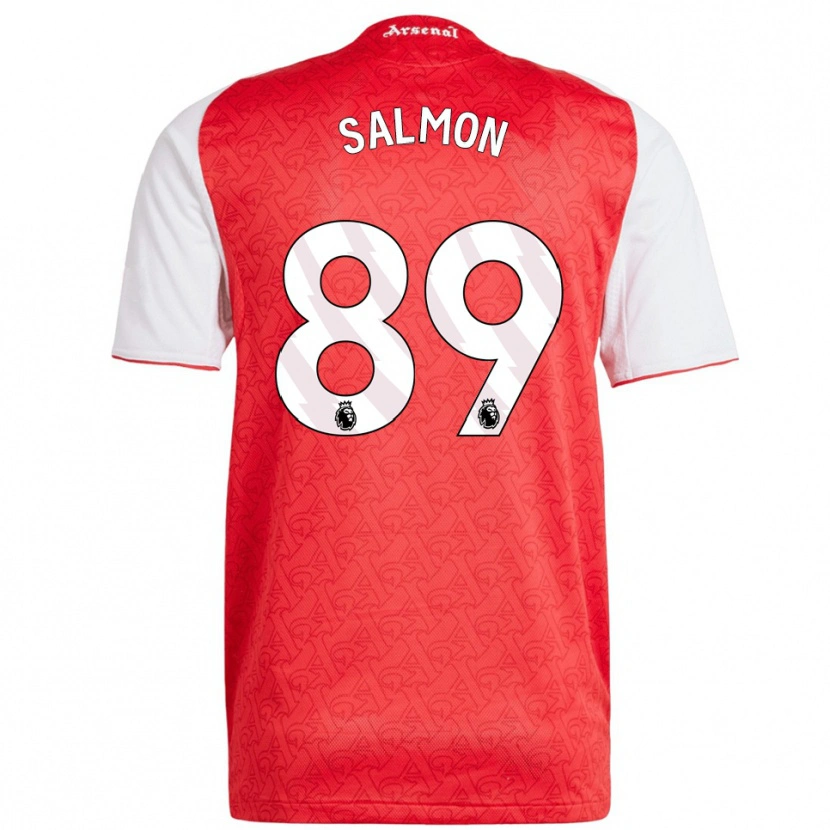 Danxen Dames Marli Salmon #89 Rood Wit Thuisshirt Thuistenue 2025/26 T-Shirt