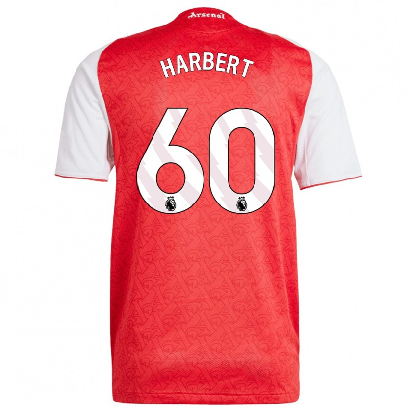 Danxen Dames Laila Harbert #60 Rood Wit Thuisshirt Thuistenue 2025/26 T-Shirt