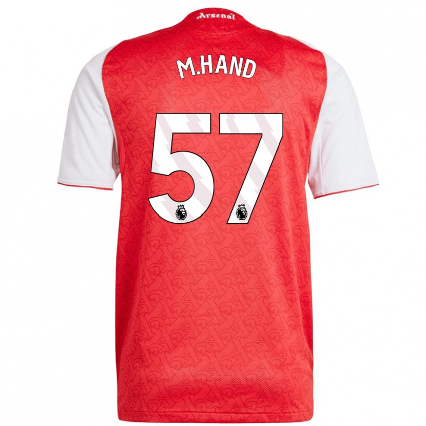 Danxen Dames Ismail Oulad M'hand #57 Rood Wit Thuisshirt Thuistenue 2025/26 T-Shirt