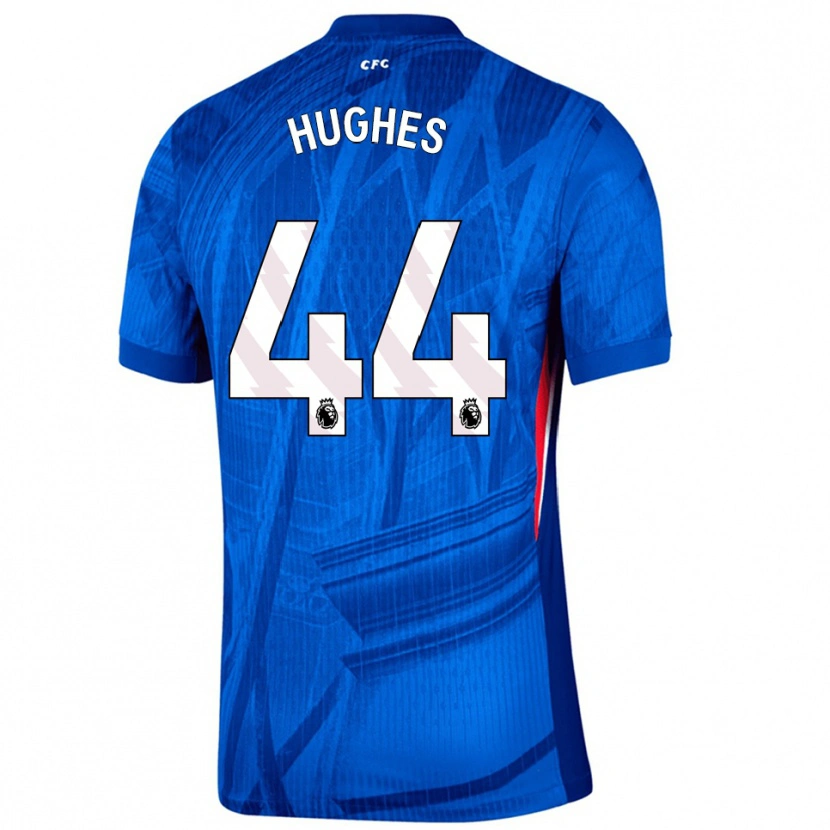 Danxen Dames Brodi Hughes #44 Blauw Wit Thuisshirt Thuistenue 2025/26 T-Shirt