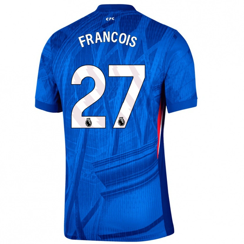 Danxen Dames Oriane Jean-François #27 Blauw Wit Thuisshirt Thuistenue 2025/26 T-Shirt