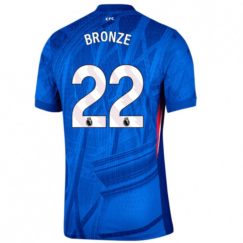 Danxen Dames Lucy Bronze #22 Blauw Wit Thuisshirt Thuistenue 2025/26 T-Shirt
