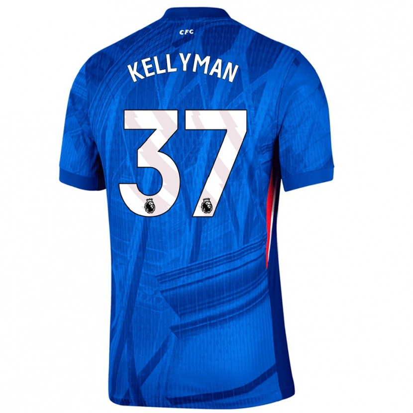 Danxen Dames Omari Kellyman #37 Blauw Wit Thuisshirt Thuistenue 2025/26 T-Shirt