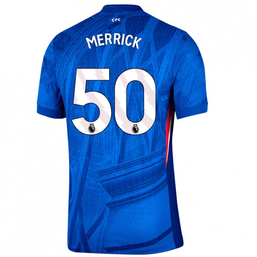 Danxen Dames Max Merrick #50 Blauw Wit Thuisshirt Thuistenue 2025/26 T-Shirt