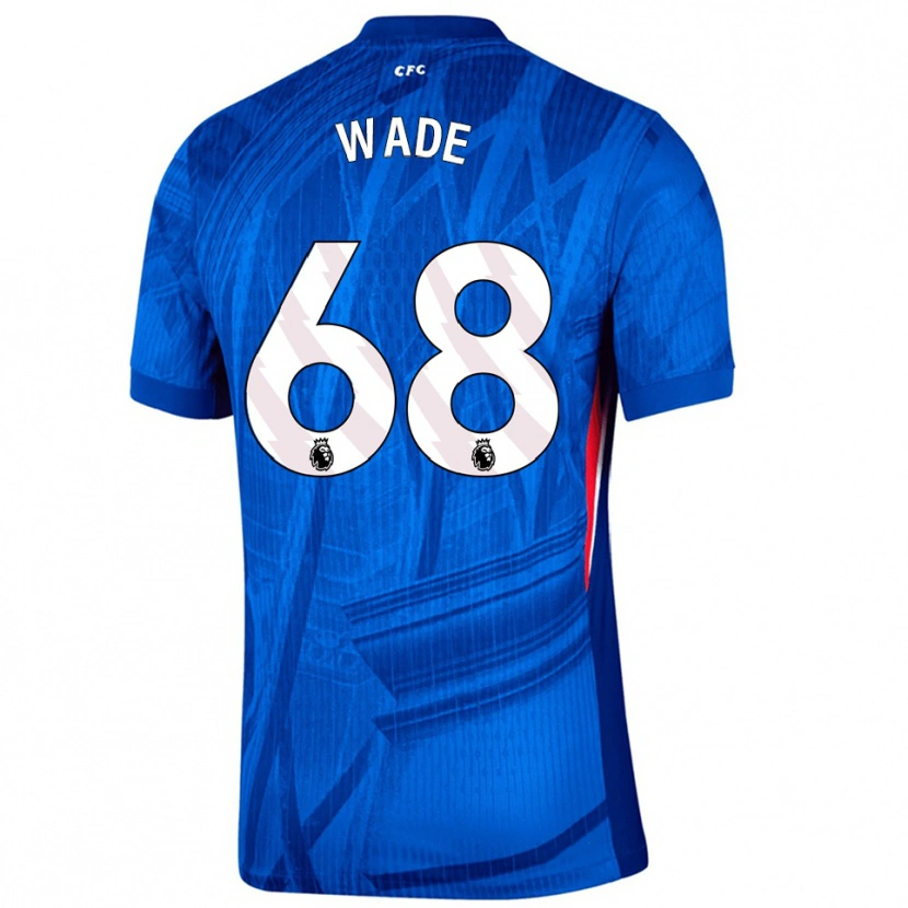 Danxen Dames Shaun Wade #68 Blauw Wit Thuisshirt Thuistenue 2025/26 T-Shirt