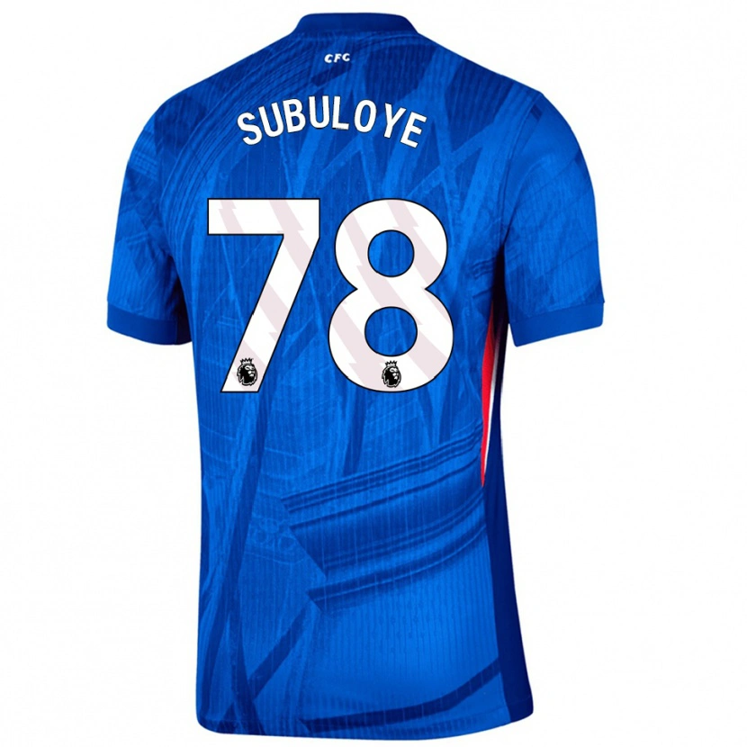 Danxen Dames Olutayo Subuloye #78 Blauw Wit Thuisshirt Thuistenue 2025/26 T-Shirt