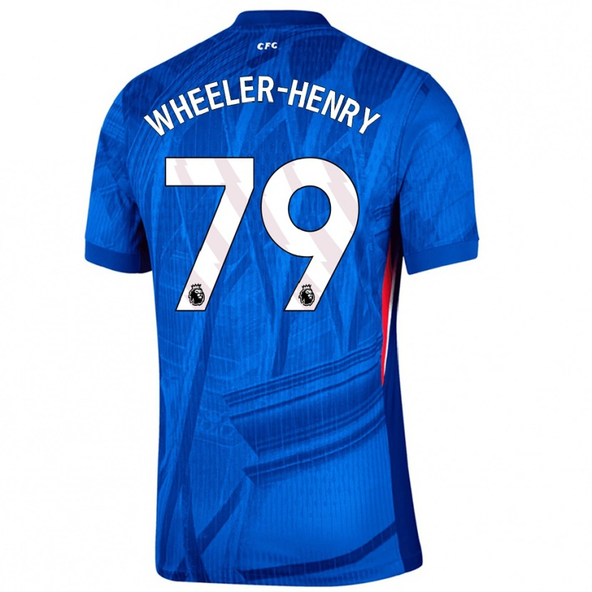 Danxen Dames Joseph Wheeler-Henry #79 Blauw Wit Thuisshirt Thuistenue 2025/26 T-Shirt
