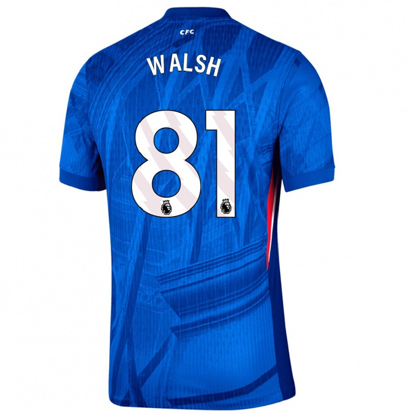 Danxen Dames Reggie Walsh #81 Blauw Wit Thuisshirt Thuistenue 2025/26 T-Shirt