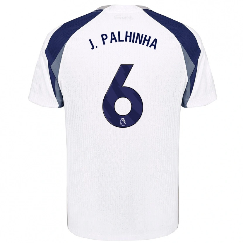 Danxen Dames João Palhinha #6 Wit Marineblauw Thuisshirt Thuistenue 2025/26 T-Shirt