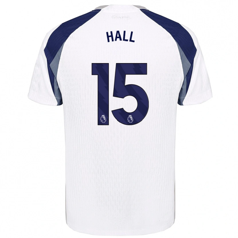 Danxen Dames Tye Hall #15 Wit Marineblauw Thuisshirt Thuistenue 2025/26 T-Shirt